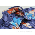 Holiday Summer Beach Hawaiian Manga curta camisas florais